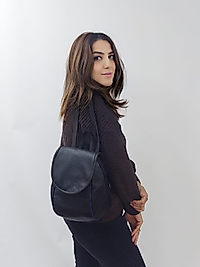 Hakiki Deri sırt 26x31-lacivert