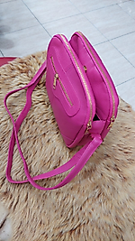 HAKİKİ DERİ ÇANTA pembe-20x30