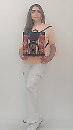 HAKİKİ DERİ SIRT ÇANTASI kırmızı